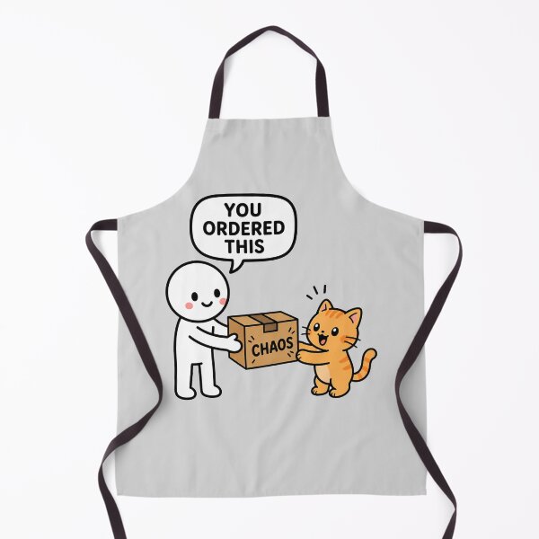 Item preview, Funny Cat Chaos Delivery Design designed and sold by MonkiFlipp.