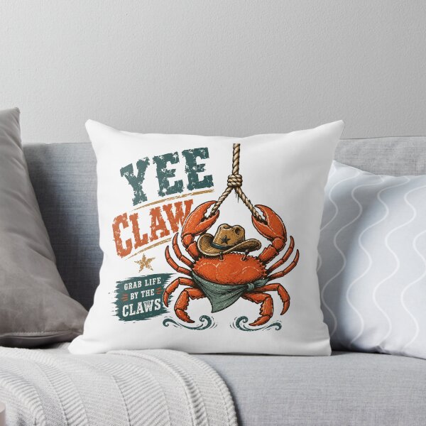 Item preview, Yee Claw Grab Life By The Claws Western Crab Funny Seafood Lover designed and sold by JonesFlora2025.