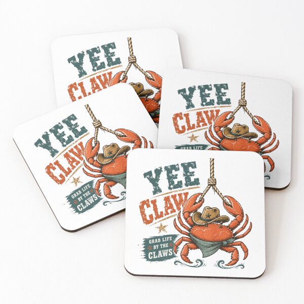 Item preview, Yee Claw Grab Life By The Claws Western Crab Funny Seafood Lover designed and sold by JonesFlora2025.