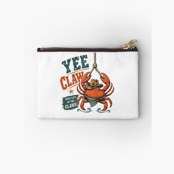 Item preview, Yee Claw Grab Life By The Claws Western Crab Funny Seafood Lover designed and sold by JonesFlora2025.