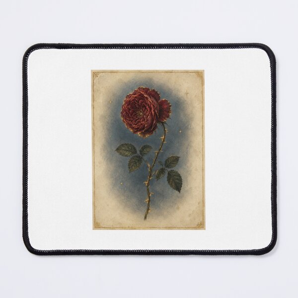 Item preview, Gothic Rose & Thorn | Dark Academia Botanical Wall Art | Romantic Gothic Gift designed and sold by Brackenlume Studio.