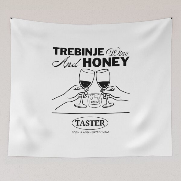 Item preview, Bosnia and Herzegovina flag : Trebinje wine and honey taster designed and sold by Peerless-Prime.