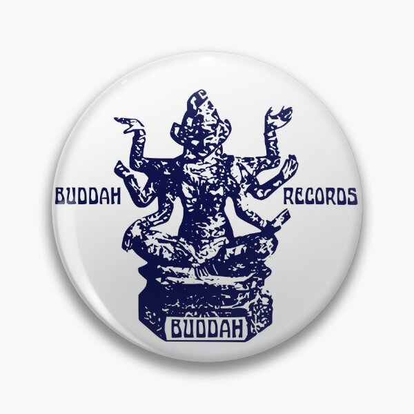 Item preview, Vintage Buddah Records Distressed Blue Logo designed and sold by SugaDesigns.