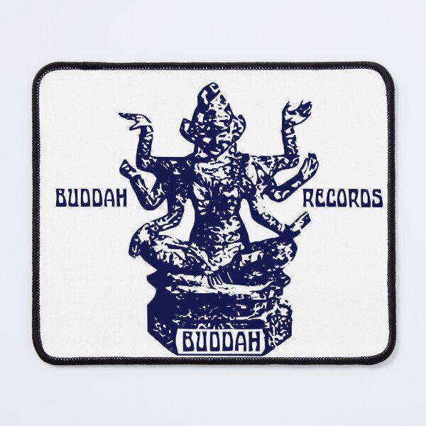 Item preview, Vintage Buddah Records Distressed Blue Logo designed and sold by SugaDesigns.