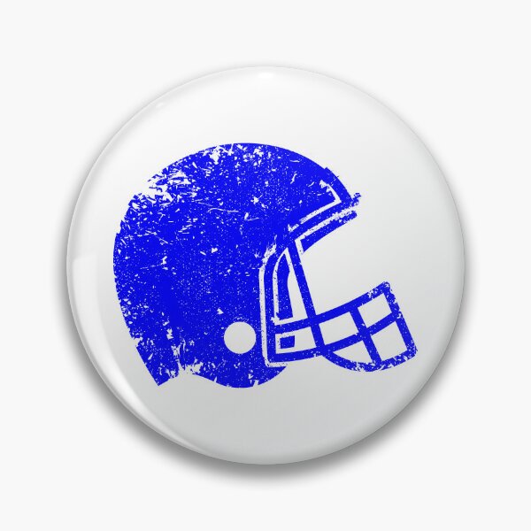 Item preview, Vintage Blue Football Helmet Silhouette designed and sold by pattern-archive.