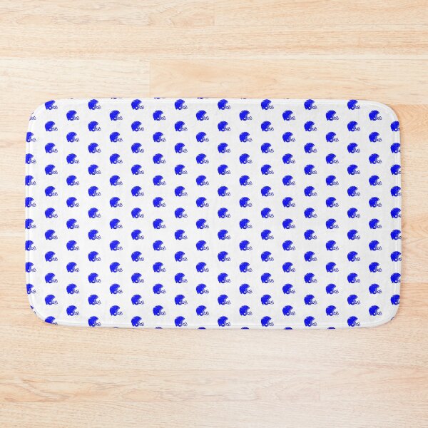 Item preview, Vintage Blue Football Helmet Silhouette designed and sold by pattern-archive.
