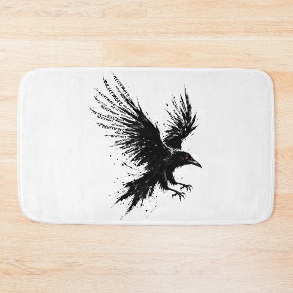 Item preview, Nevermore Raven: Red-Eyed Ink in Flight designed and sold by Fenay Designs.