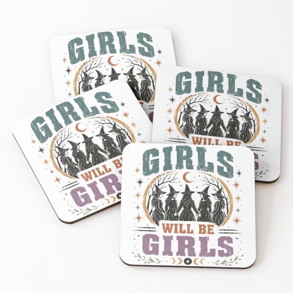 Item preview, Girls Will Be Girls Witch Coven Sisterhood Empowerment designed and sold by JonesFlora2025.