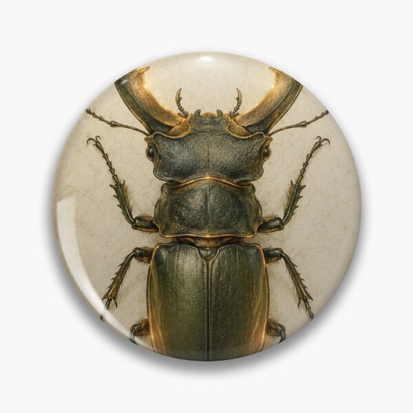 Item preview, Stag Beetle Specimen | Gothic Vintage Entomology Wall Art | Dark Academia Gift designed and sold by Brackenlume Studio.