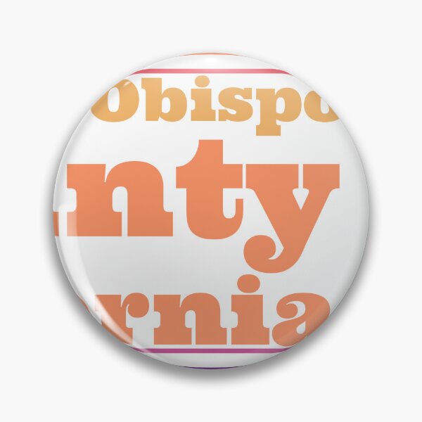 Item preview, San Luis Obispo County California Highlighted on State Map designed and sold by TheIconSmith.