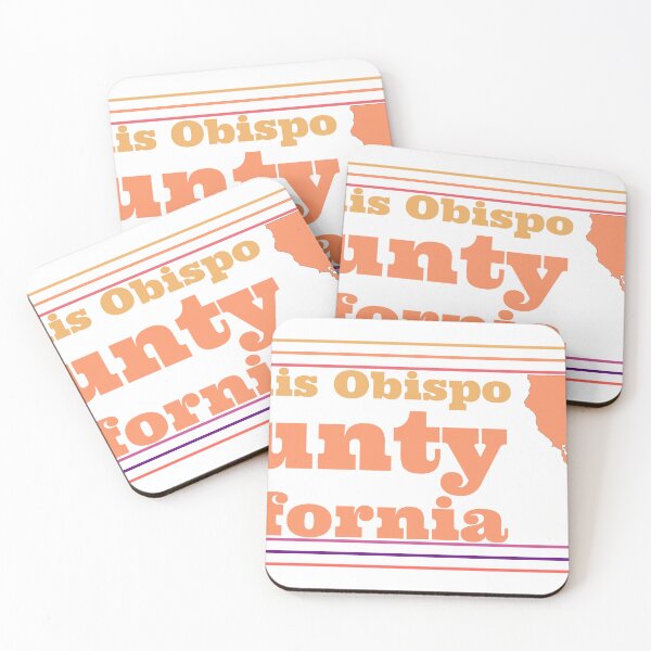 Item preview, San Luis Obispo County California Highlighted on State Map designed and sold by TheIconSmith.