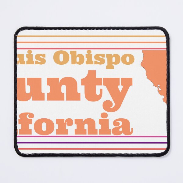 Item preview, San Luis Obispo County California Highlighted on State Map designed and sold by TheIconSmith.