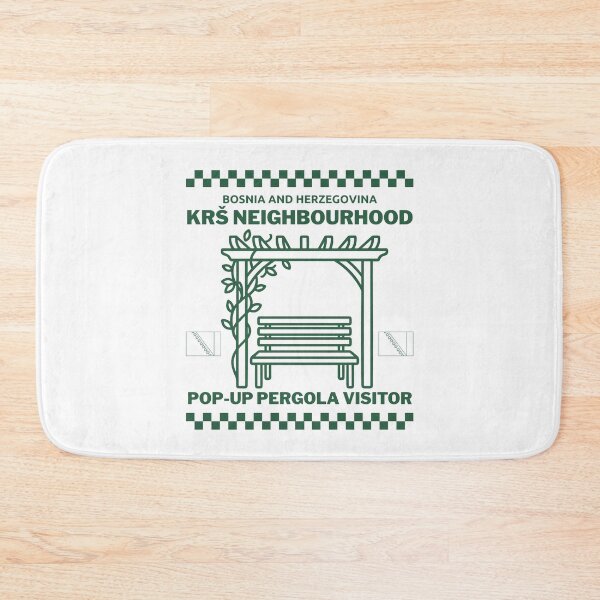 Item preview, Bosnia and Herzegovina flag : KRS neighbourhood pop-up pergola visitor designed and sold by Peerless-Prime.
