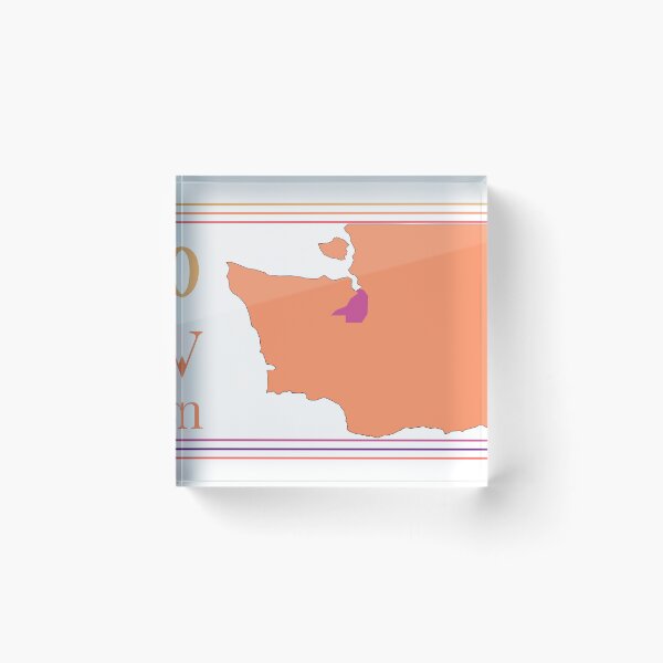 Item preview, Kitsap County Washington Highlighted on State Map designed and sold by TheIconSmith.
