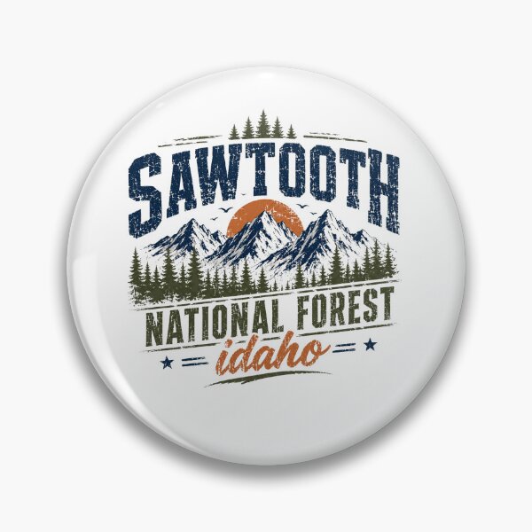 Item preview, Sawtooth National Forest Idaho Mountain Hiking Camping Nature Explorer designed and sold by JonesFlora2025.