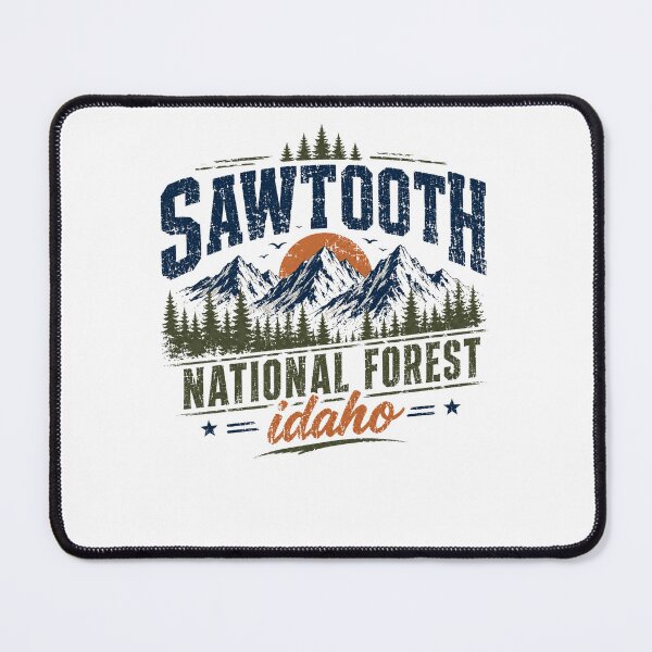 Item preview, Sawtooth National Forest Idaho Mountain Hiking Camping Nature Explorer designed and sold by JonesFlora2025.