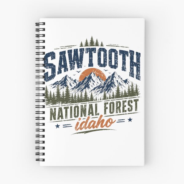 Item preview, Sawtooth National Forest Idaho Mountain Hiking Camping Nature Explorer designed and sold by JonesFlora2025.