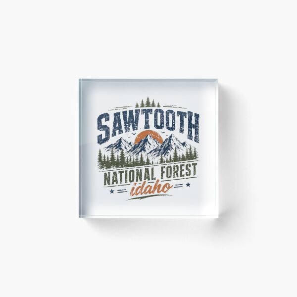 Item preview, Sawtooth National Forest Idaho Mountain Hiking Camping Nature Explorer designed and sold by JonesFlora2025.