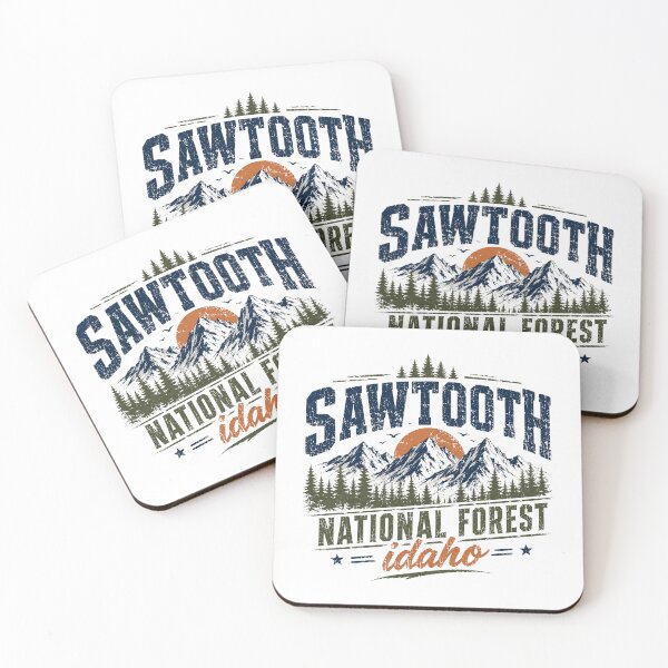 Item preview, Sawtooth National Forest Idaho Mountain Hiking Camping Nature Explorer designed and sold by JonesFlora2025.