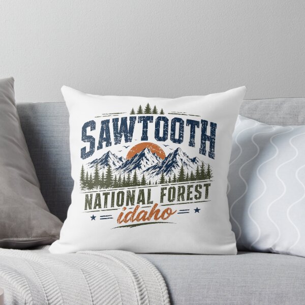 Item preview, Sawtooth National Forest Idaho Mountain Hiking Camping Nature Explorer designed and sold by JonesFlora2025.