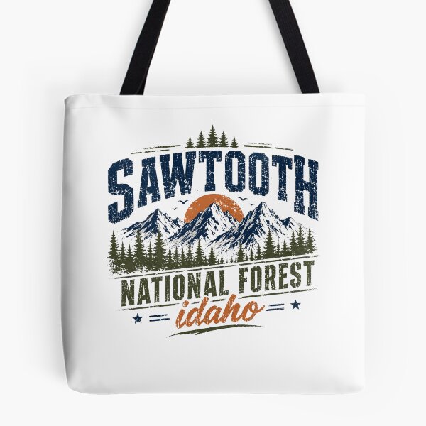 Item preview, Sawtooth National Forest Idaho Mountain Hiking Camping Nature Explorer designed and sold by JonesFlora2025.