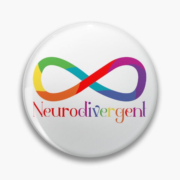 Item preview, Neurodivergent Rainbow Infinity Symbol designed and sold by butterflies-new.