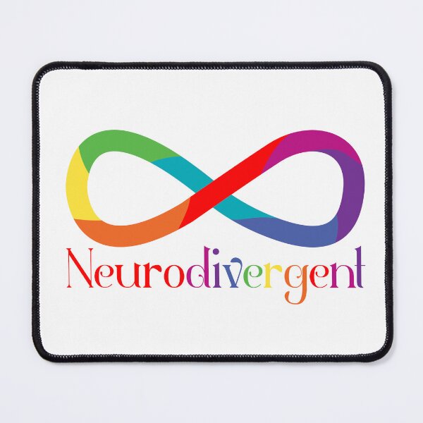 Item preview, Neurodivergent Rainbow Infinity Symbol designed and sold by butterflies-new.