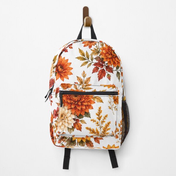 Item preview, Autumn Floral Pattern with Sunflowers & Chrysanthemums | Fall Botanical Seamless Design designed and sold by DreamPixelPrint.