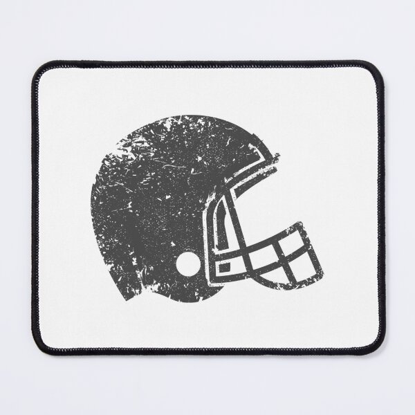 Item preview, Vintage Dark Gray Football Helmet Silhouette designed and sold by pattern-archive.