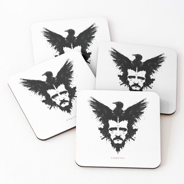 Item preview, Edgar Allan Poe: Unquiet Raven Inkblot designed and sold by Fenay Designs.