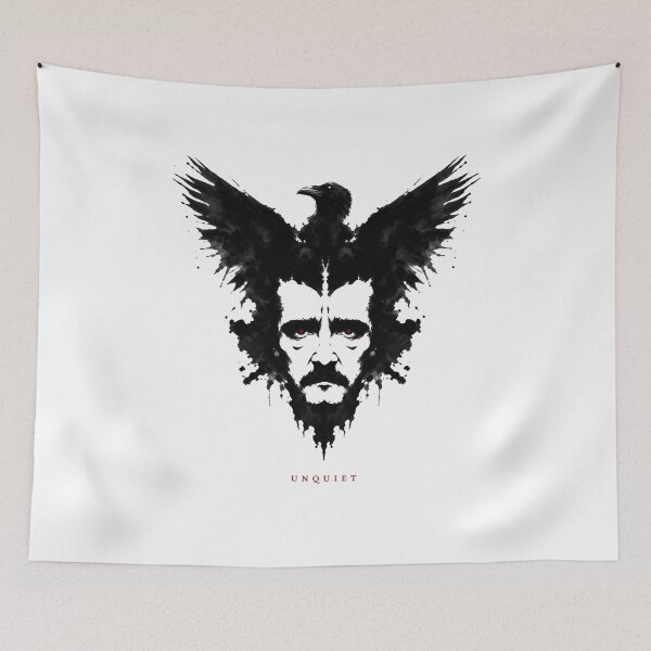 Item preview, Edgar Allan Poe: Unquiet Raven Inkblot designed and sold by Fenay Designs.