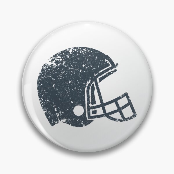Item preview, Vintage Charcoal Football Helmet Silhouette designed and sold by pattern-archive.