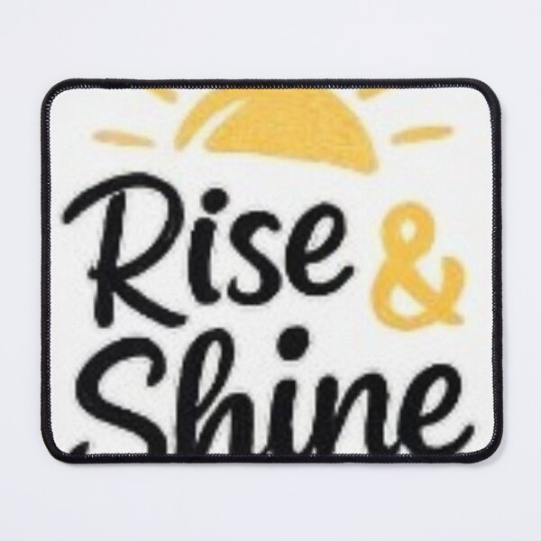 Item preview, Rise and Shine Minimal Morning Quote designed and sold by ser-Ile.