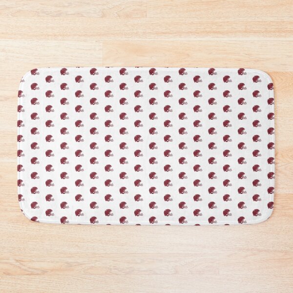 Item preview, Vintage Burgundy Football Helmet Silhouette designed and sold by pattern-archive.