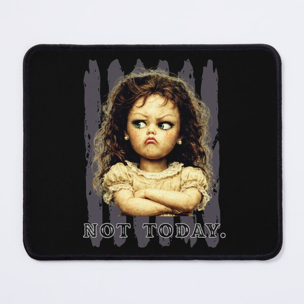 Item preview, Not Today Creepy Doll Vintage Halloween designed and sold by fernandmoonbeam.