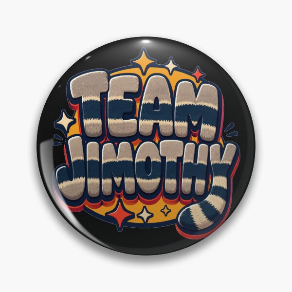 Item preview, Team JimTeam Jimothy Bubble 3D Cartoon Burst Feral Legend Gift for Raccoon Loversothy Orange Grunge Typography Its Okay To Be Weird Gift for Raccoon Lovers designed and sold by Nightarel.