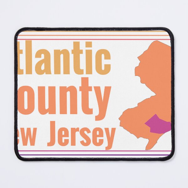 Item preview, Atlantic County New Jersey Highlighted on State Map designed and sold by TheIconSmith.