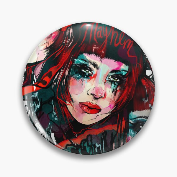 Item preview, Lady Gaga MAYHEM Inspired Neon Pop Art Portrait designed and sold by marlenaki.