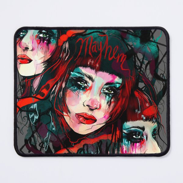 Artikelvorschau, Lady Gaga MAYHEM inspiriertes Neon-Pop-Art-Porträt entworfen und verkauft von marlenaki.