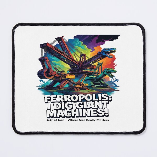 Item preview, Ferropolis City of Iron T-Shirt – I Dig Giant Machines! | Funny Ferropolis Germany Excavator Graphic Tee | Industrial Festival Shirt designed and sold by Sushikidsntod.