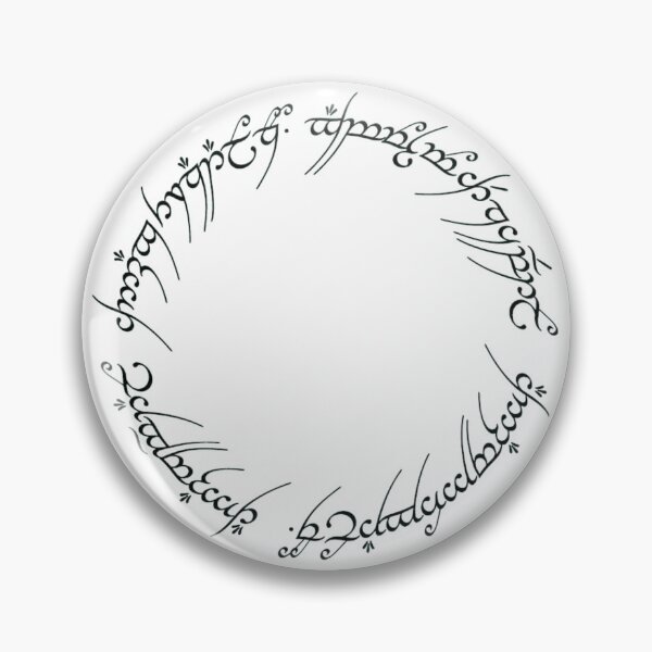 Item preview, One Ring Circular Inscription Lord of the Rings designed and sold by AnimaliaStar.