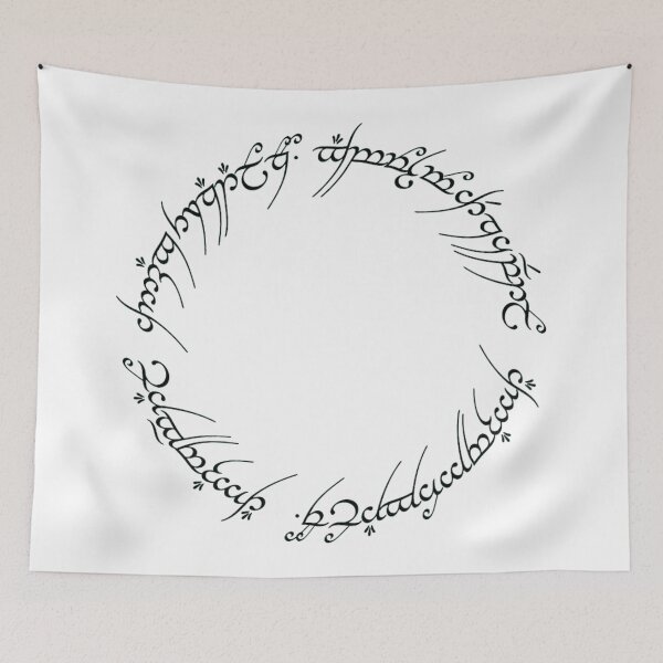 Item preview, One Ring Circular Inscription Lord of the Rings designed and sold by AnimaliaStar.