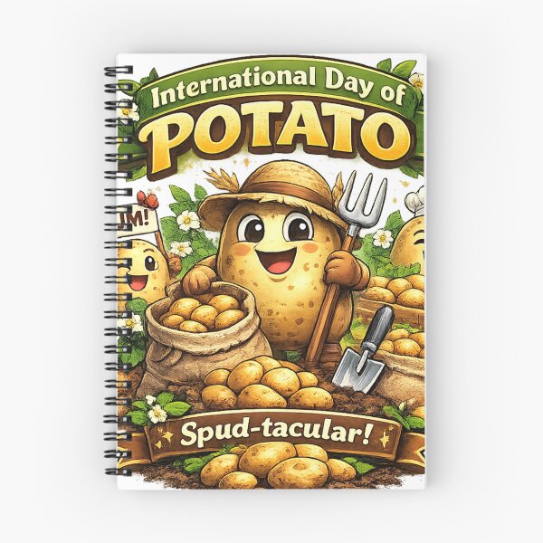 Item preview, International Day of Potato | Spud-tacular! | Funny Potato Lover T-Shirt Design designed and sold by GooniSL.
