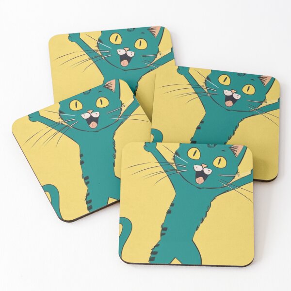Item preview, Art - Stylized Feline Character, Expressive Manga Portrait designed and sold by World-Pets.
