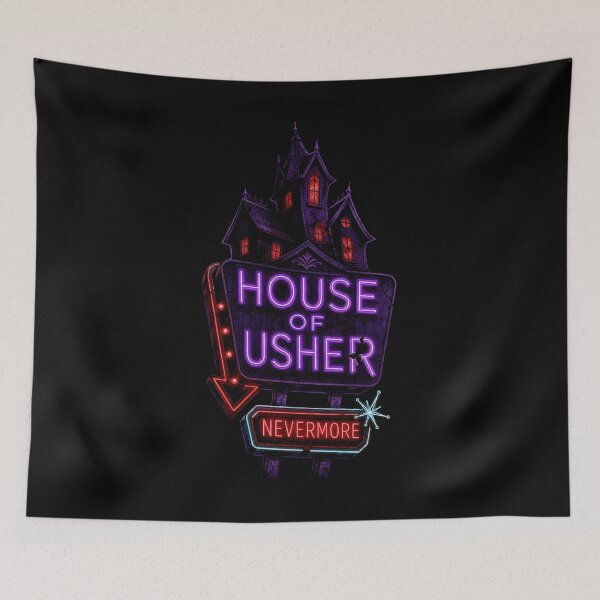 Item preview, House of Usher: Haunted Neon Vacancy designed and sold by Fenay Designs.