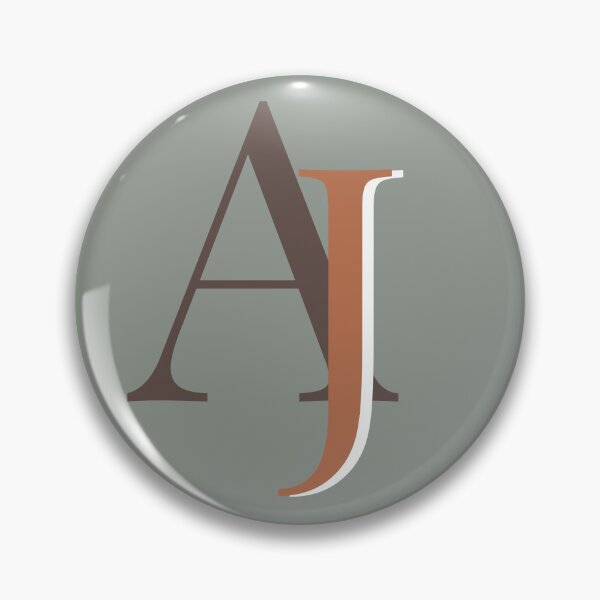 Item preview, AJ Monogram Elegance - Modern Classic designed and sold by BriSher.