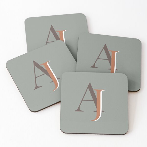 Item preview, AJ Monogram Elegance - Modern Classic designed and sold by BriSher.