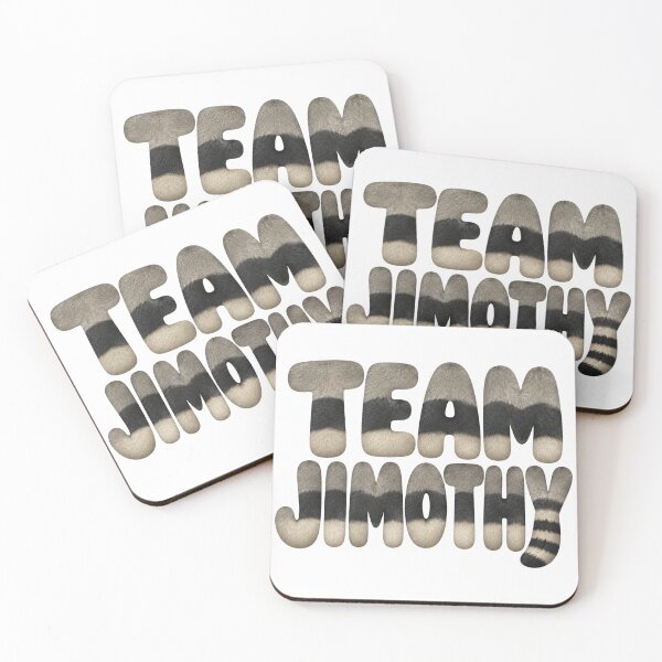 Item preview, Team Jimothy Fur Texture Typography Feral Legend Gift for Raccoon Lovers designed and sold by Nightarel.