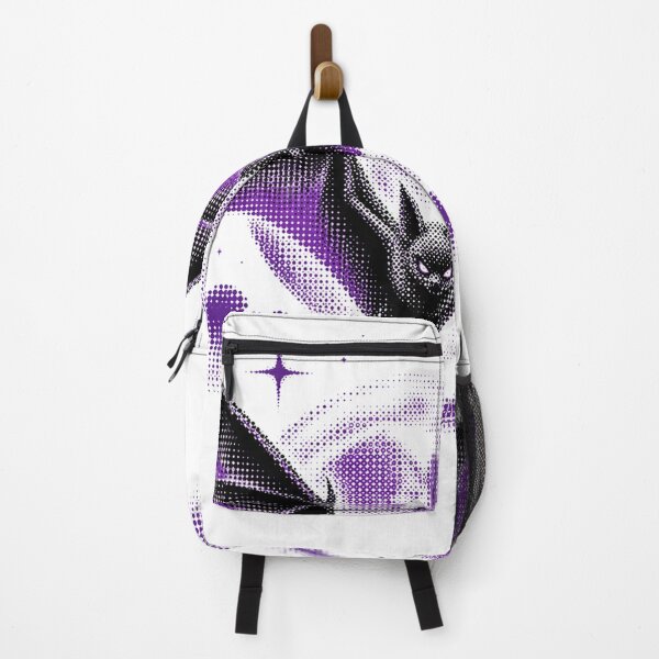 Item preview, Spooky Purple Halftone Bat Full Moon designed and sold by xMErCUrY03x.