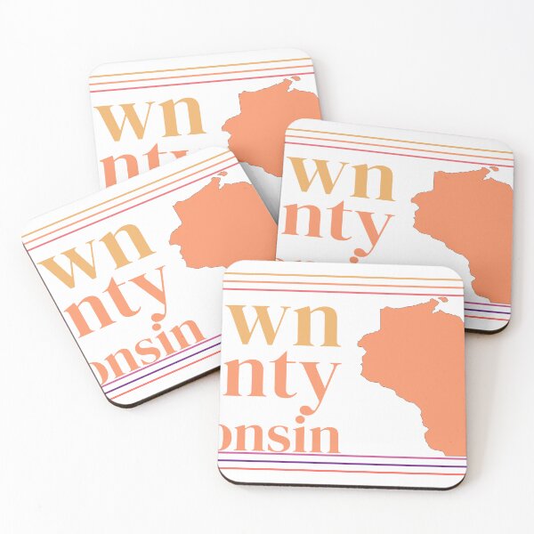 Item preview, Brown County Wisconsin Highlighted on State Map designed and sold by TheIconSmith.